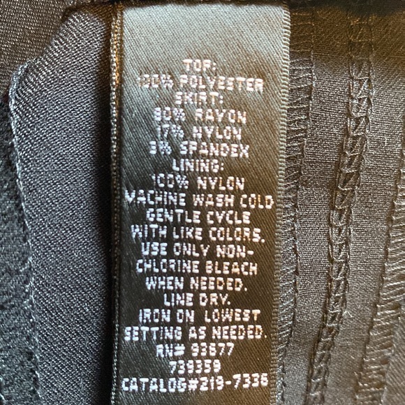 Chic Black Nicole Miller Dress with Pink & White Cheetah Print Top Size 6 - Picture 4 of 7